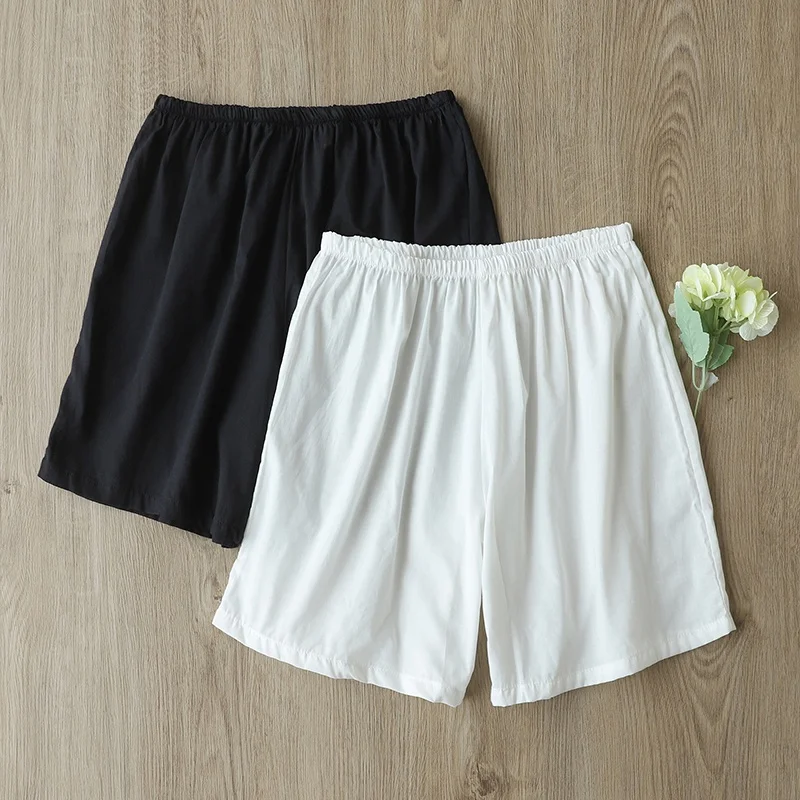 المرأة الصيف رقيقة القطن Se السراويل فضفاضة مرونة الخصر القطن الخالص ort الملابس الداخلية بوت Faionable السيدات السراويل