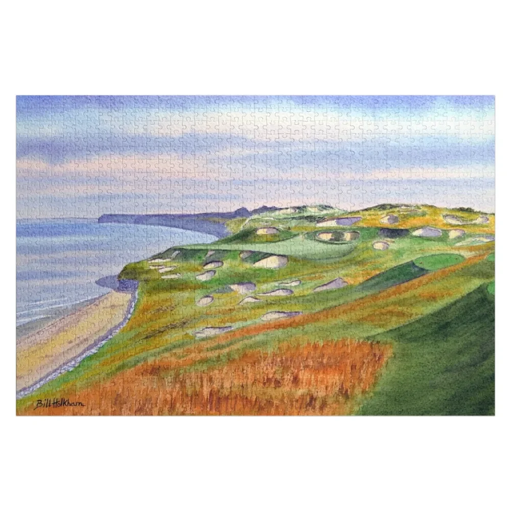 Whistling Straits Golf Course WI Hole 3 Jigsaw Puzzle Custom Wood Adult Wooden Personalized Toy Puzzle