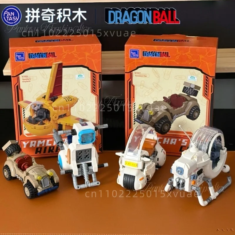 Pantasy Vehicle Series Building Blocks Dragon Ball Assembling Model Toys Anime Collection Desktop Decoration Christmas Gifts