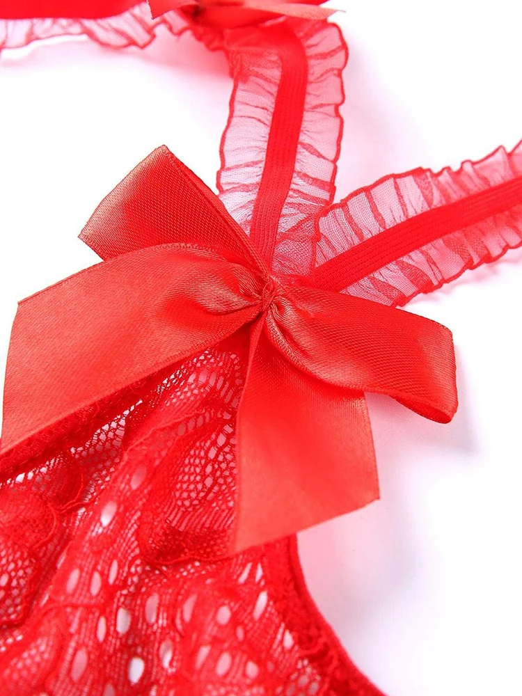 여성 포르노 속옷 레이스 속이 비치는 오픈 브라 세트 플러스 사이즈 섹시 코스튬 딥 V넥 테디 바디수트 에로틱 크로치리스 란제리 세트