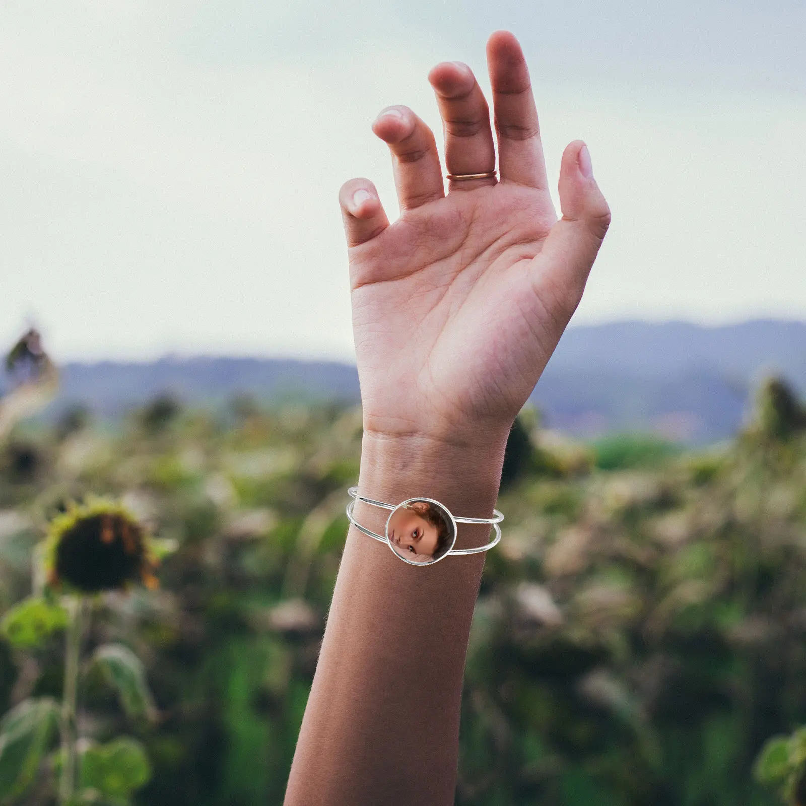 

6Pcs 25Mm Round Copper DIY Bracelet Bases Silver Jewelry Making Elegant Fashion Gift DIY Pendant Oval Pendant Copper