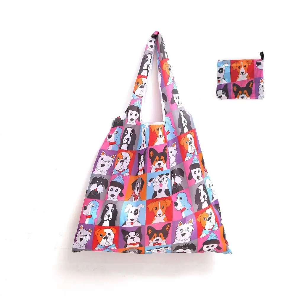 Multiple Styles Large Capacity Folding Shopping Bag Washable Portable Recycle Tote Bag Eco-Friendly Lightweight Storage Bag
