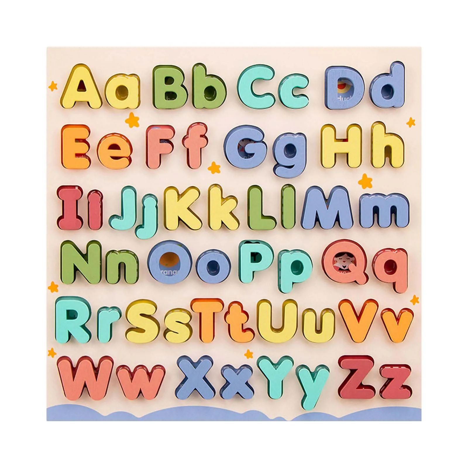 

Girl Magnets for Kids Children Wooden Abc Puzzle Upper Case And Lower Case Letters Learning Letters Puzzle Magnets Small Play