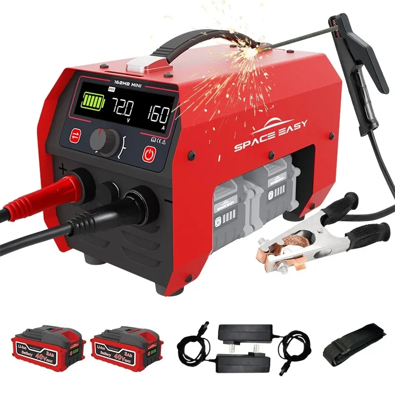 

110V 220V 240Wh Lithium-Ion Cordless welding machine 5kg with Quick-Change Replaceable Battery Pack