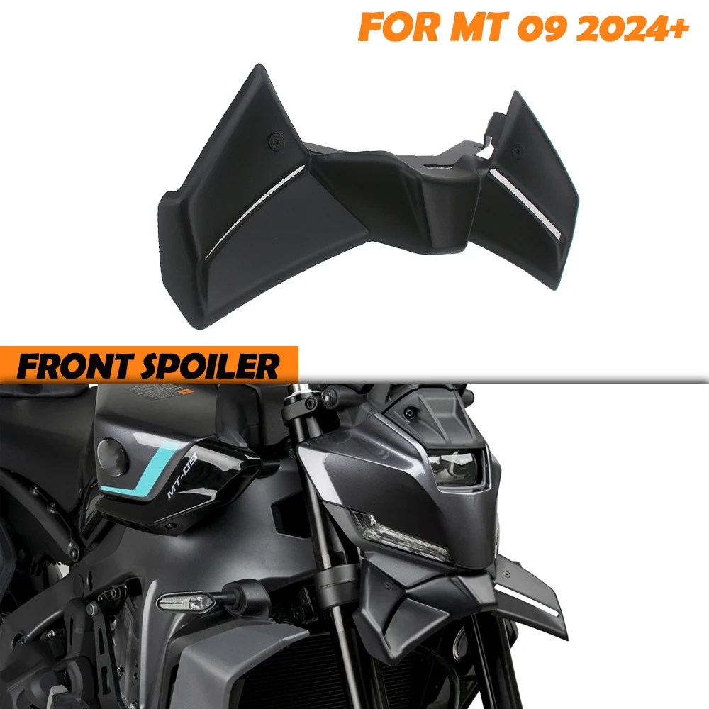 

Подходит для YAMAHA MT-09 MT09 MT 09 SP 2024 2025 мотоцикла, крыло переднего колеса, клюв, удлинитель носового конуса, крышка спойлера