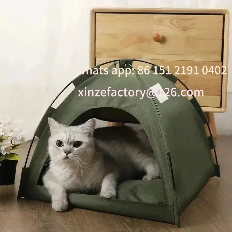 

Customizable Winter Warm Pet Tent Nest Clamshell Cat House Detachable Bed Cat Bed