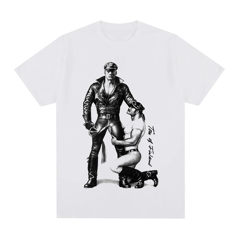 Tom Of Finland Boyfriend T-shirt Gay Cops Cotton Men T shirt New TEE TSHIRT Womens Tops Unisex