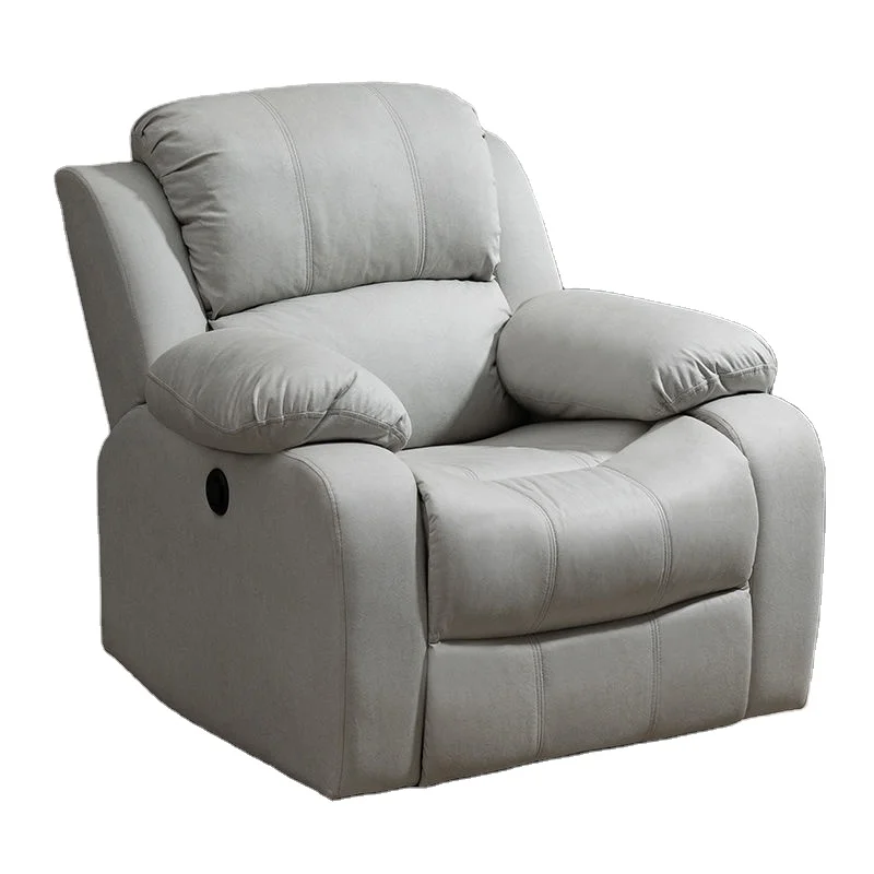 Luxury Modern Furniture Living Room Manual Lift Electric PU Leather Recliner Single Relax Sofa Chair