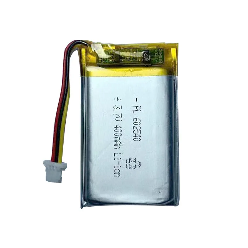 Factory 602540 polymer lithium battery 400mAh 3.7V intelligent foot bath anti loss device wrinkle remover battery