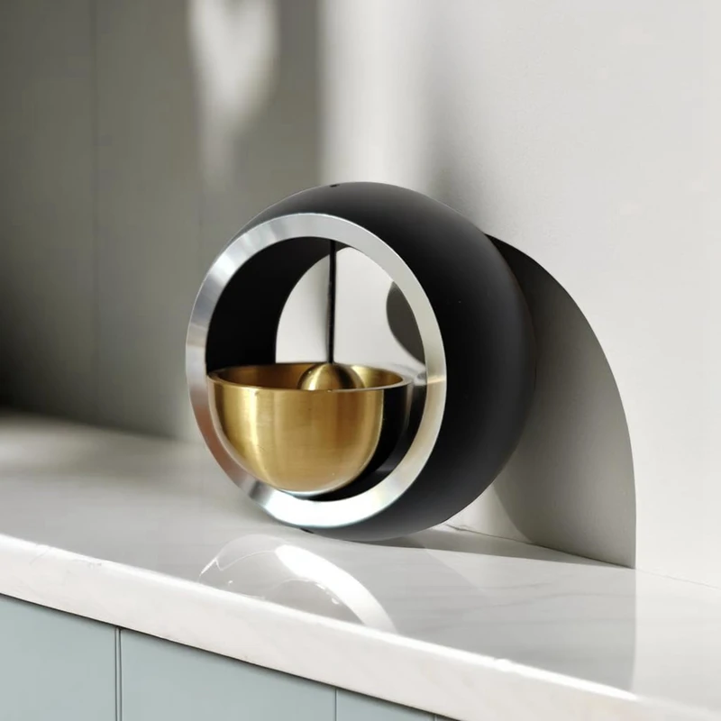 AB15-Campana per negozianti per apertura porta, carillon per porta per aziende durante entrare campanelli attaccati magneticamente per porta
