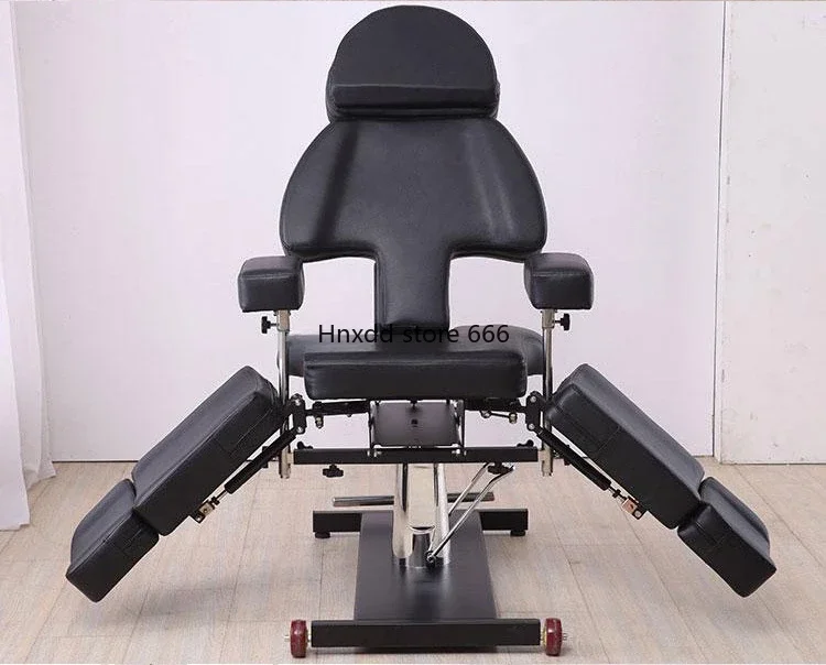 Electric Tattoo Couch Multi-Function Facial Bed Lifting Split Leg Full Chair with Back