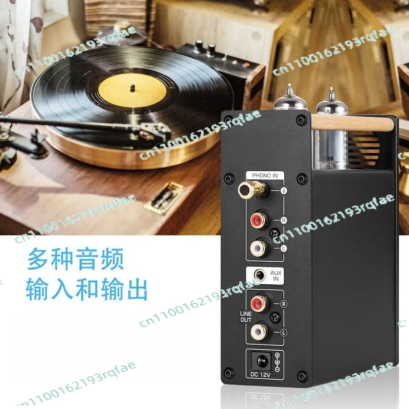 Vinyl record player singing head/headphone amplifier, bile ear amplifier, tube front stage