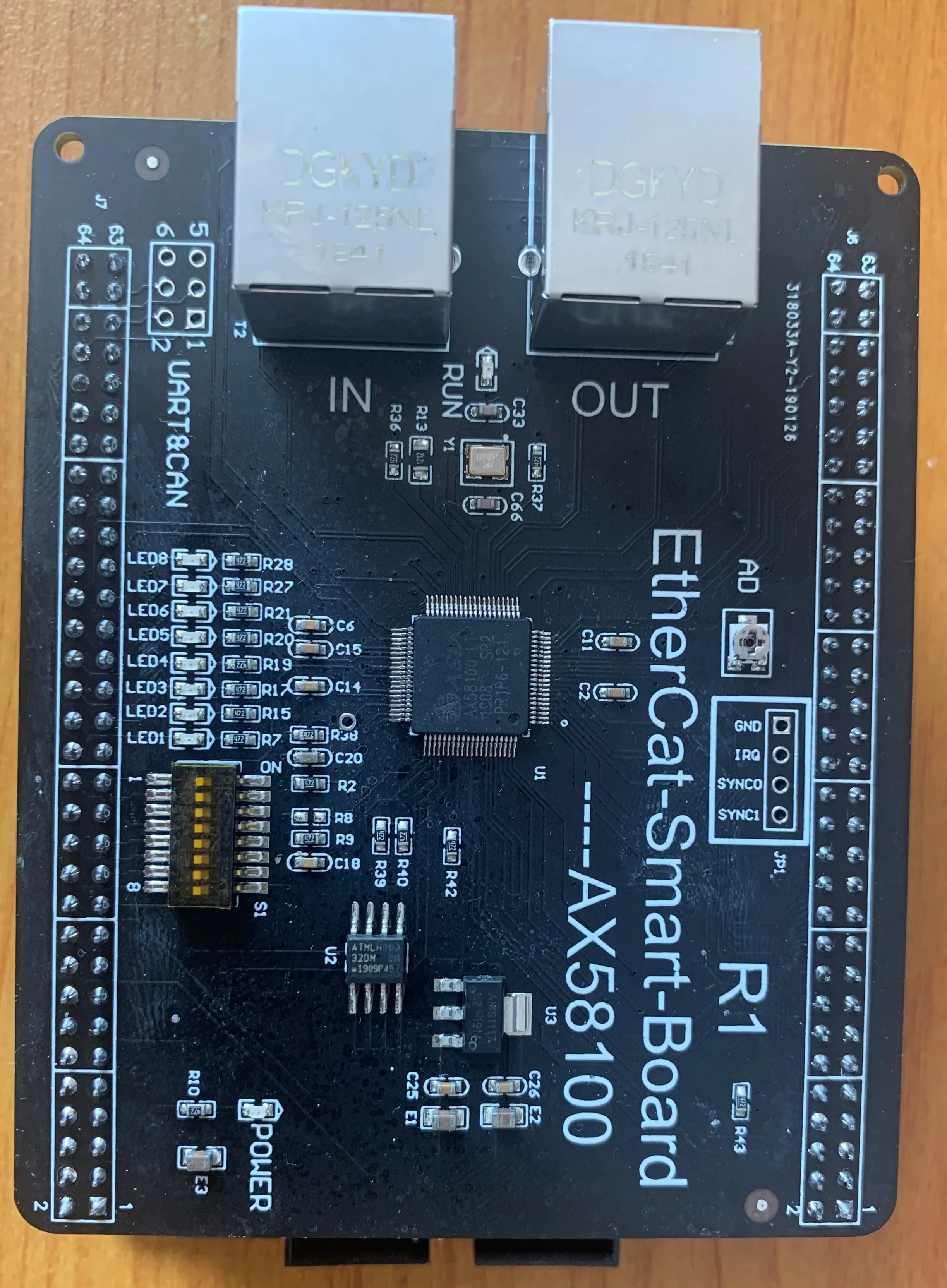 Genuine EtherCat-AX58100 Development Board Can Replace ET1100. STM32, DSP, ZYNQ Solution