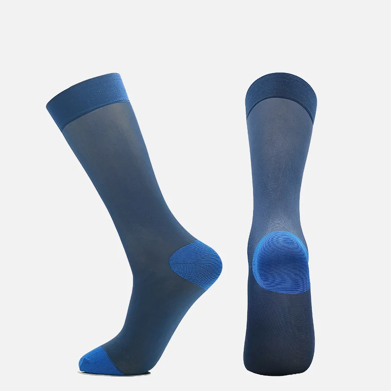 Designer Men's Formal Dress Stocking Ultra-thin Elastic Cool Socks Male Sexy Cosplay Stocking