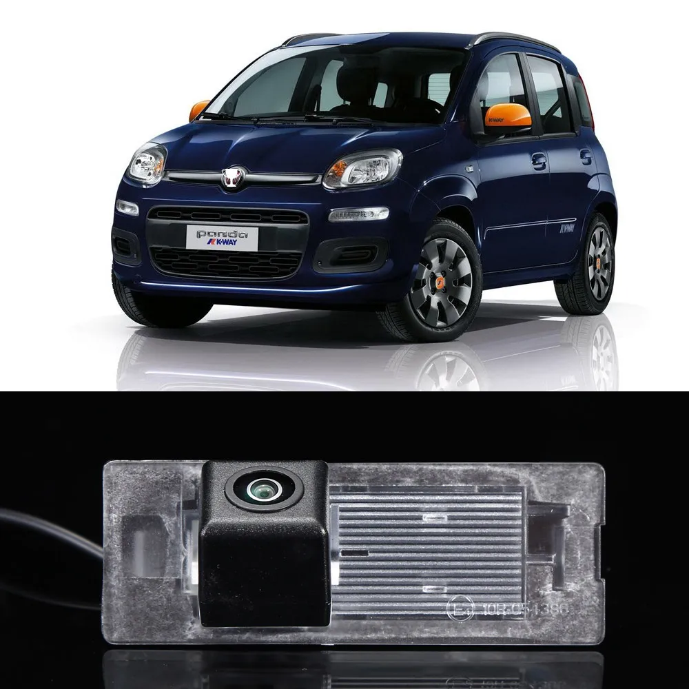 

HD car rear view camera For Fiat Panda Mk3 Mk4 Type 169 312 319 2003-2012 71734797 71771501 License plate light position