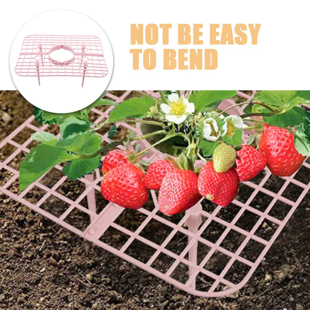 

6pcs Strawberry Cultivation Frame Plastic Planting Bracket Garden Growing Support Stand Moisture Protection Climbing Design