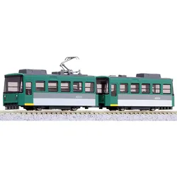 N Scale 1/160 Train Model KATO 14-503-1 Green Small Streetcar with Power MINI Rail Car