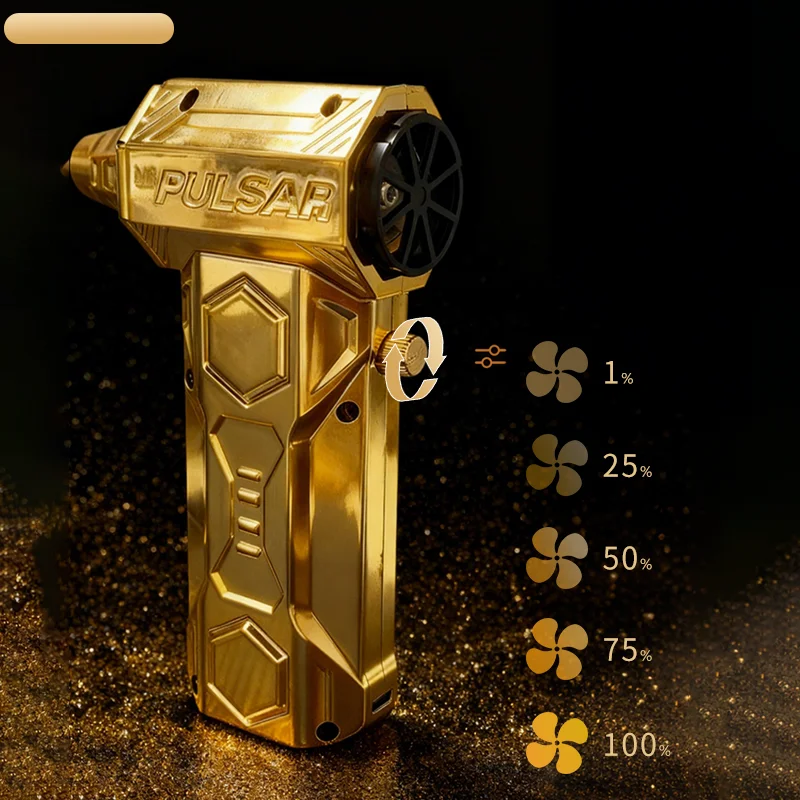 X11Pro Turbo Jet BlowerGlod 990000RPM Brushless Motor Powerful Air Blower Wind Speed 75m/s 10000mAh Violent Turbo Fan Vacuum Kit