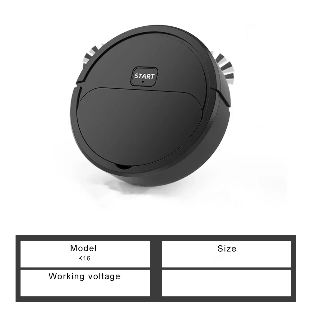 2024 Automatic Portable Mini Home Floor Robotic Vacuum Cleaner Wet Dry Three-In-One Sweeping Machine for Home