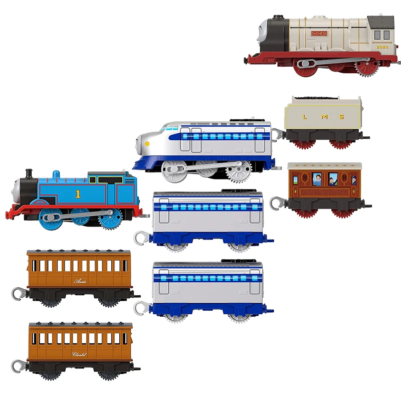 Original thomas e amigos trackmaster trens elétricos motorizados diecast 1:43 carro crianças meninos brinquedos para crianças presente de aniversário