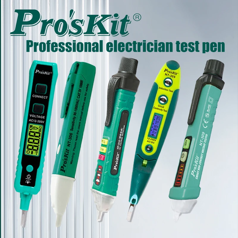 

Pro'sKitNT-305N/306/310 Multi functional induction tester electrical tester electrician specific tester wire breakageMultimeters