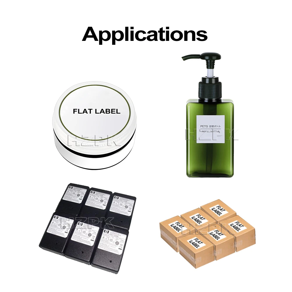 MT-60 Semi Automatic Flat Surface Square Bottle Box Adhesive Transparent Sticker Labeling Machine