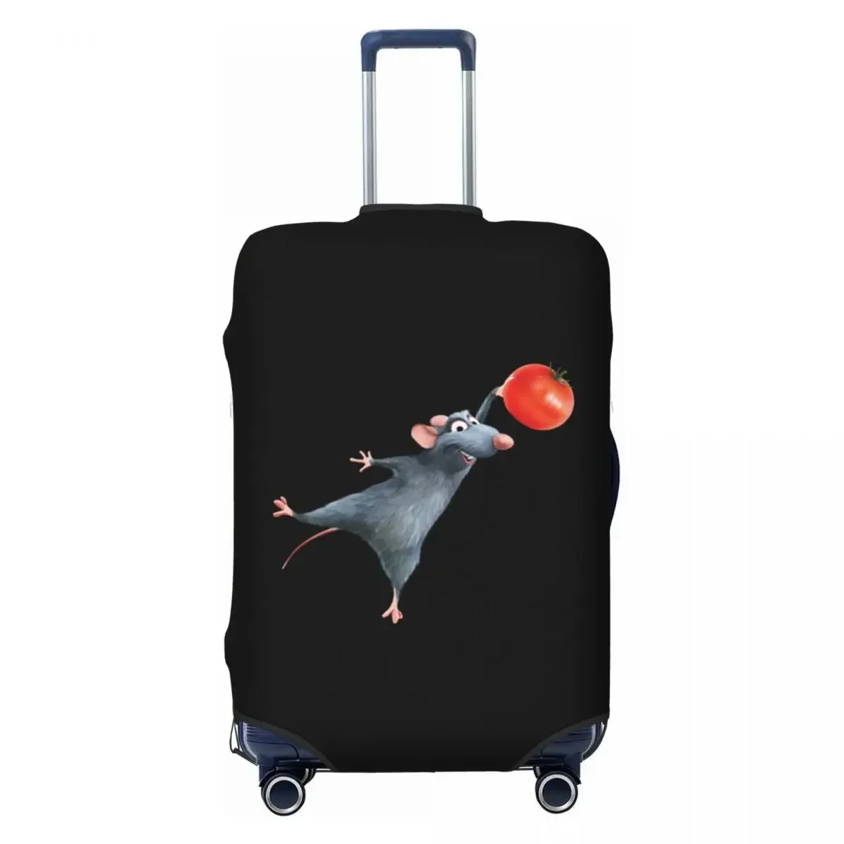 

Custom Funny Ratatouille Remy Meme Suitcase Cover Washable Travel Luggage Covers for 18-32 inch