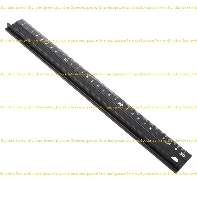 R1WD Aluminum Alloy Straight Ruler Multifunctional for Protection Anti Slip Drawing T