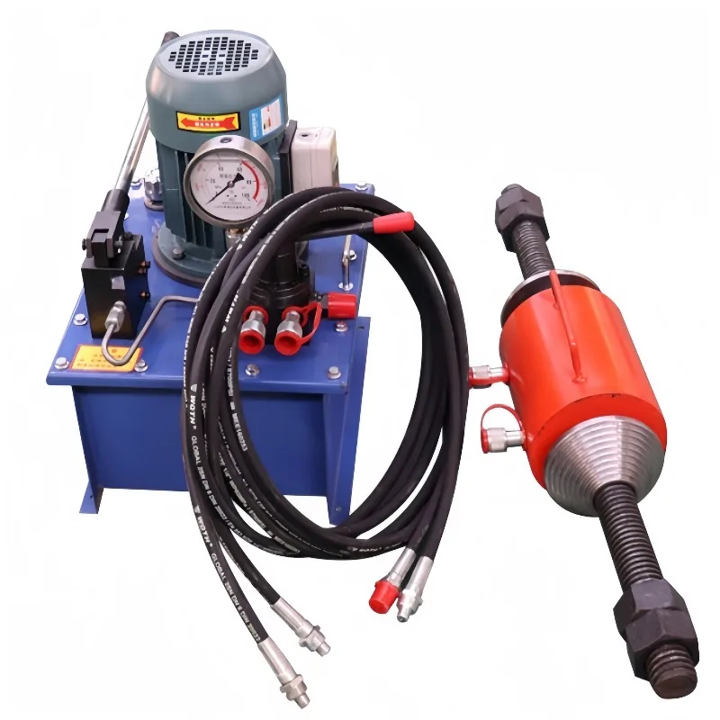 Portable V-100 tons hydraulic excavator crawler pin bushing press removal tool
