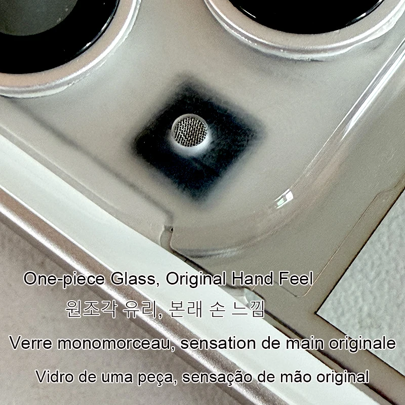 For iPhone 12 12 Mini Rear Housing Replacement Clear Back Glass Modified Transparent Back Cover Assembly Parts With Frame view 5