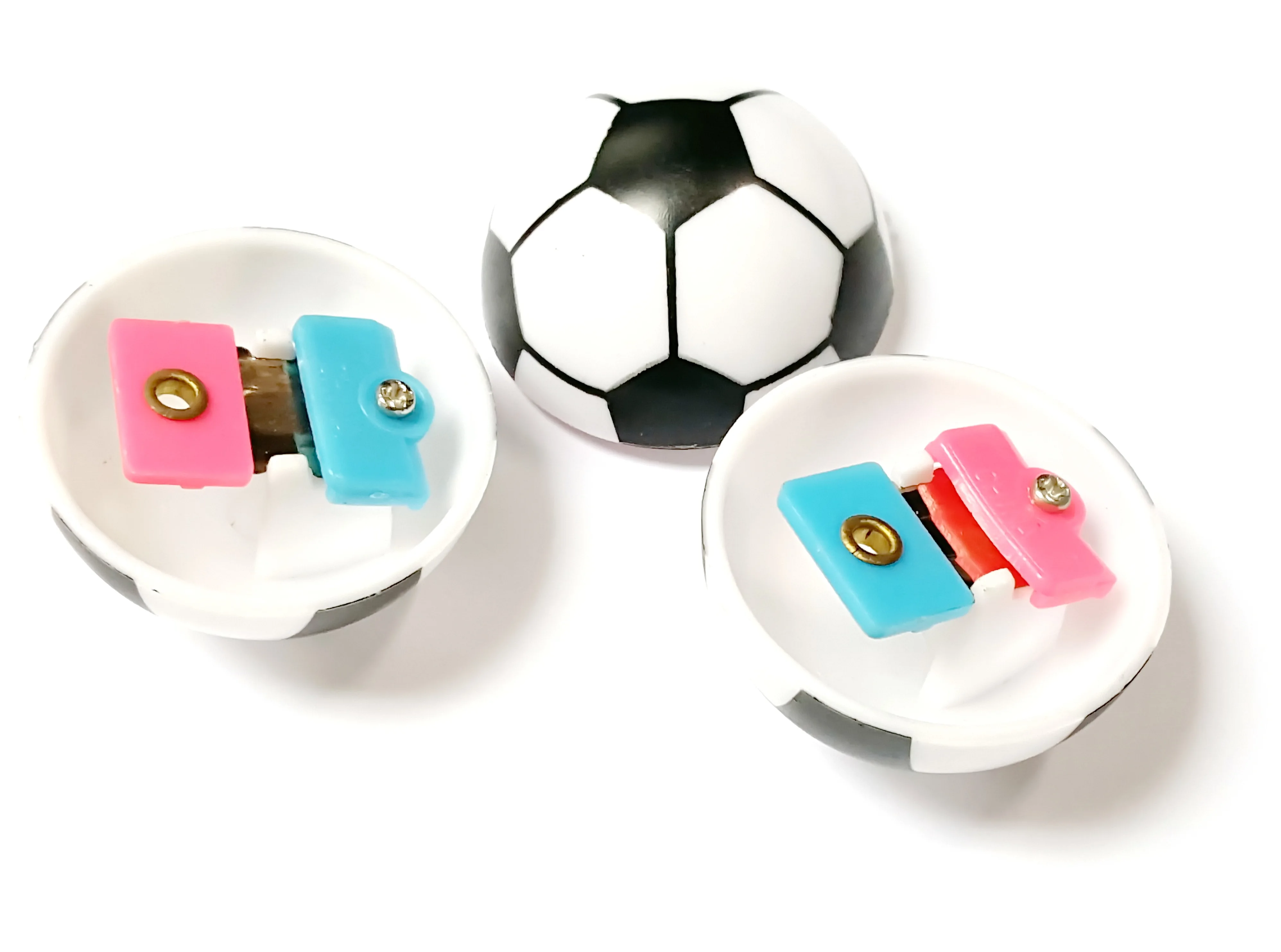 Football Clicker for Kids, Soccer Noisemaker, Party Favors, Gift Prize, Fiesta Goody, Pinata Filler, Carnival, Gifts, 24 Pcs