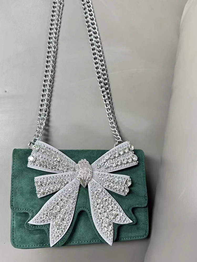 

KurtGeiger Princ Girl's iny Sweet oulder Crossbody Chain Handbag Engli Sle Square Bag Children's Par Bag