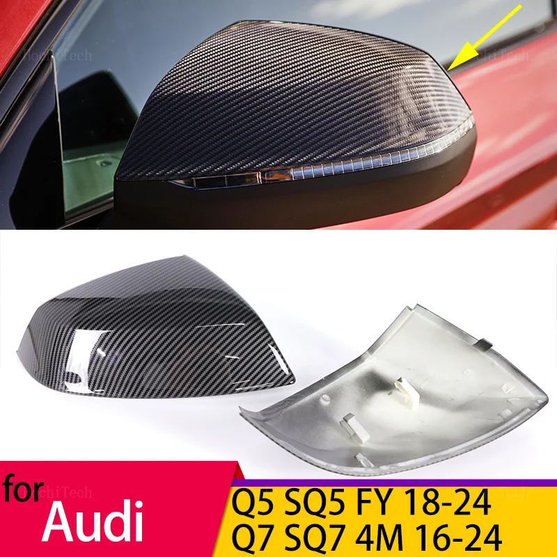 

Rearview Exterior Side Mirror Caps for Audi Q5 SQ5 FY 2018-2024,Q7 SQ7 4M 2016-2024