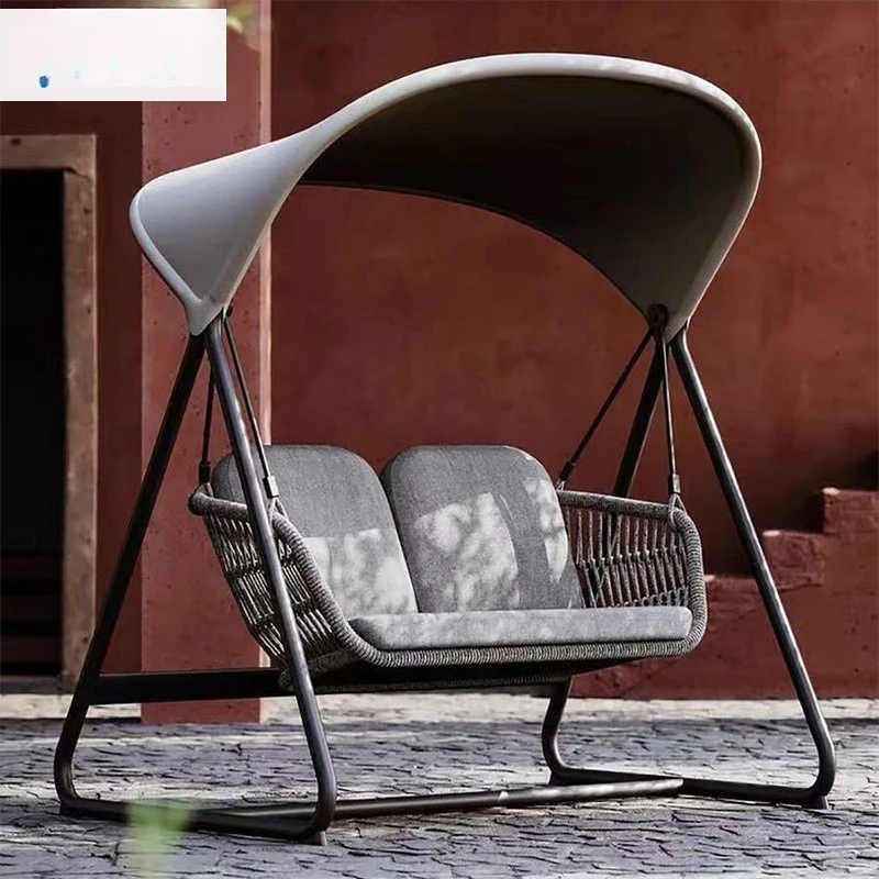 

Swing Homestay Hanging Chair Villa Balcony Rattan Hanging Chair Outdoor Balcony with Shed Rocking Chair Outdoor