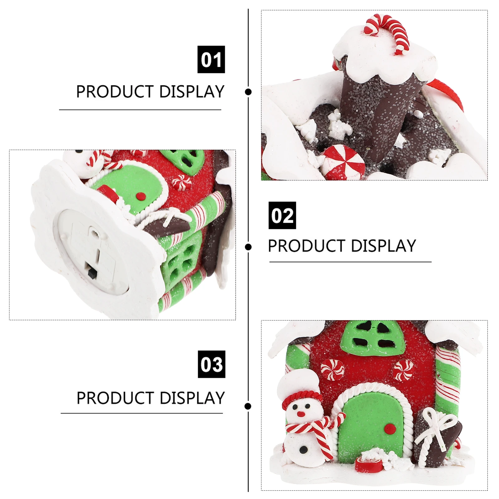 

Gingerbread Christmas Snowman Decorations outside Resin Outdoor Pendant Ornaments
