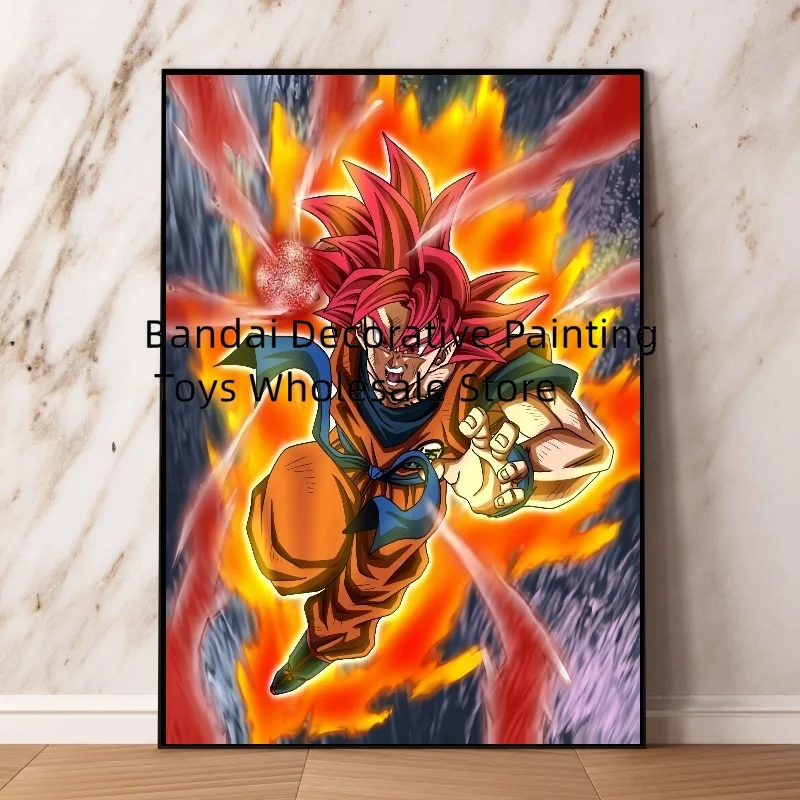 ドラゴンボール キャンバスアート 悟空 ベジータ 壁掛け絵画