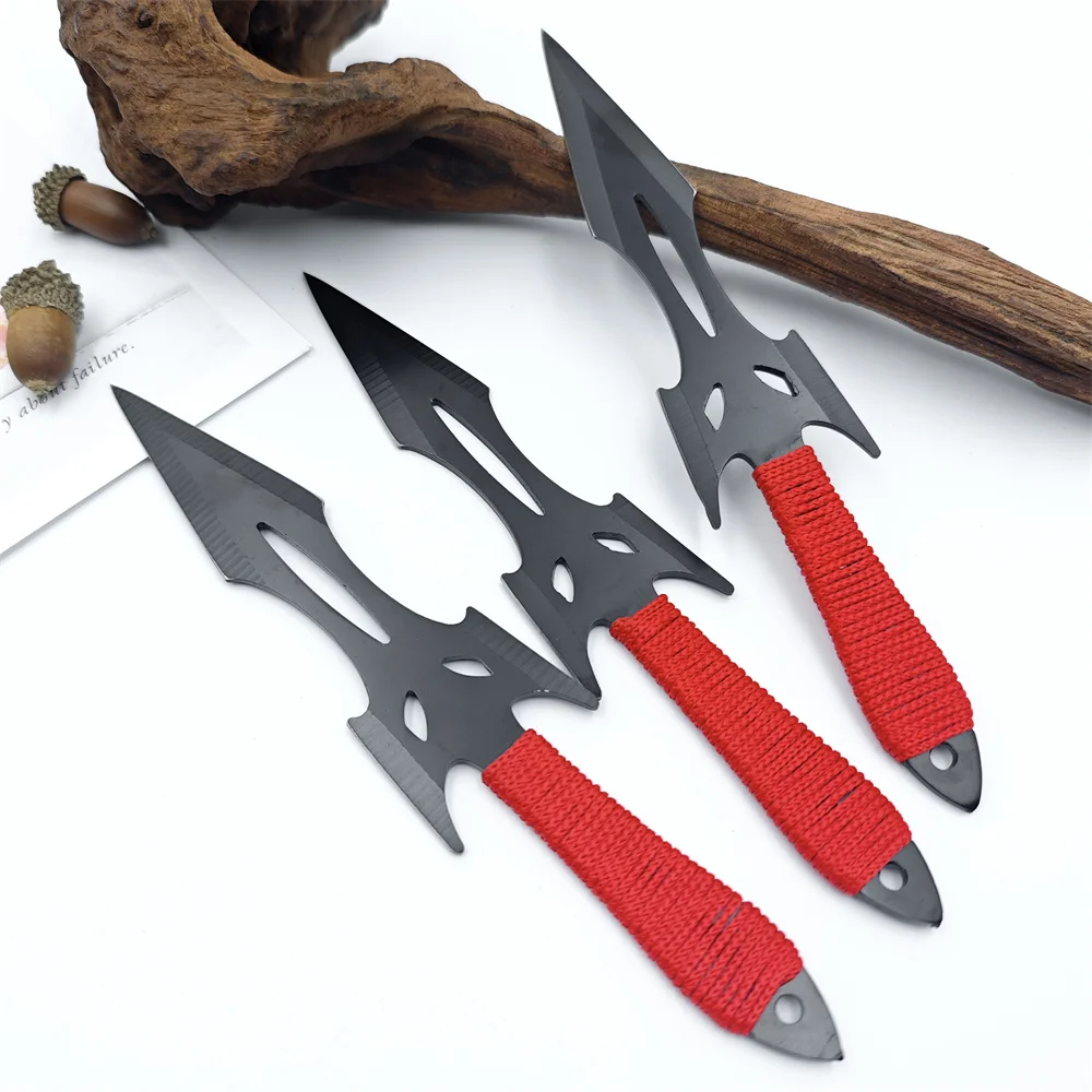 

6PCS a Set Dull Edge Training Darts Trainer Stainless Steel Pocket Pri Practice Sport Cosplay Tool