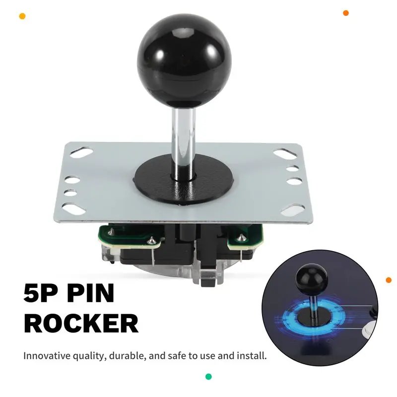 A42T-Arcade Joystick Controller Joystick Joystick With Circuit Board 5P Pin Without Light Joystick Game Console Handle