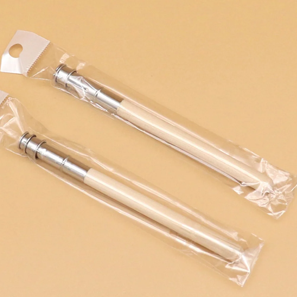 

Набор из 10 удлинителей для карандашей для бровей: держатели из нержавеющей стали и дерева для рисования и письма