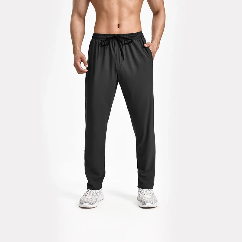 

Новые мужские спортивные брюки, быстросохнущие и дышащие брюки для тренировок на открытом воздухе для бега и фитнеса.