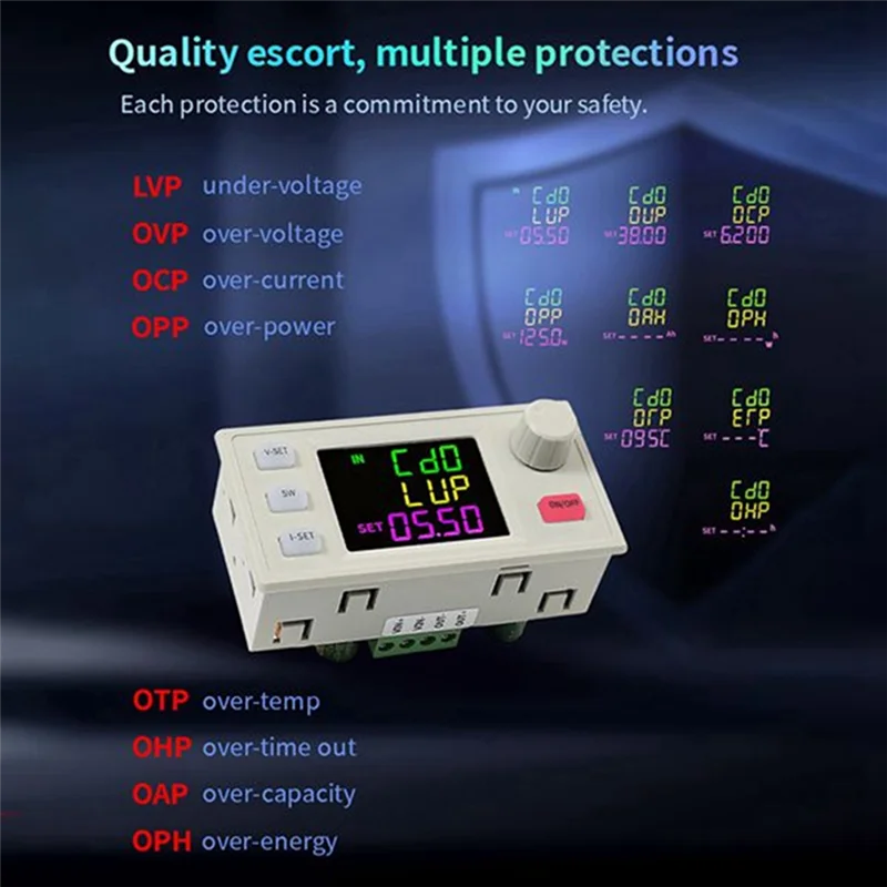 

3CGRO-SK120X CNC DC Regulated Power Supply+ K485X Module Bench 6-36V To 0-36V Step Up/Down Converter 120W USB Stabilized DC-DC
