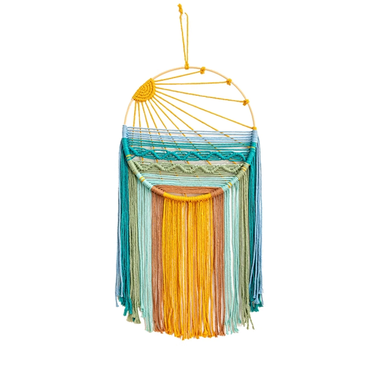 Cotton thread woven tapestries, background wall hangings, bedroom wall decorations, wall hangings