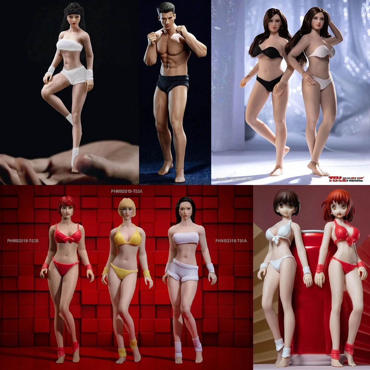TBLeague 1/12 스케일 여성 남성 무봉제 유연한 바디 PH TBL T01 T02 T03 T04 T05 TM01 TM02 6인치 군인 액션 피규어 바디 인형