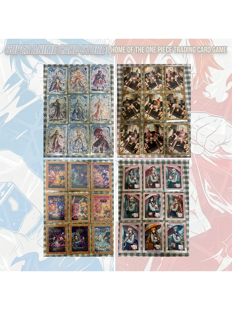 Japanische Anime ONE PIECE Metall-Drill-Karten Nico Robin Shirahoshi Perona Vinsmoke Reiju Boa Hancock Kalifa Sammelkarten