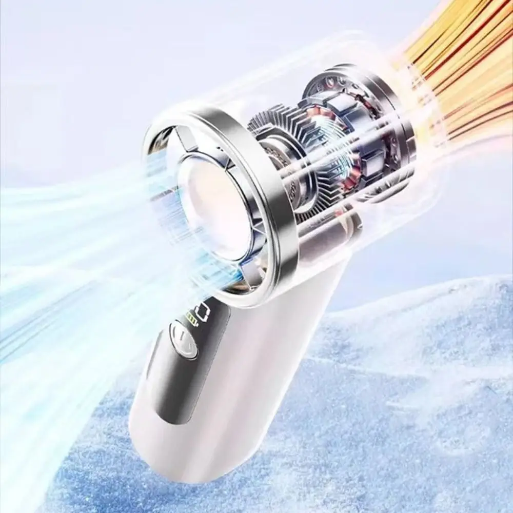 

Air Cooler High-speed Handheld Fan Waterproof Quiet Operation USB Rechargeable Fan Long-lasting Strong Wind Fan Outdoor