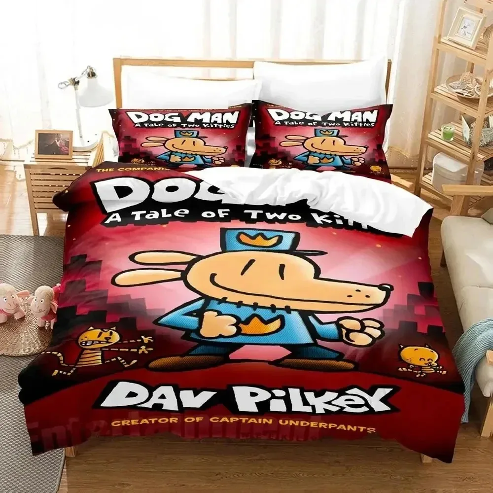

3D Cartoon Dog Man Bedding Set Exquisite Bed Supplies Set Duvet Cover Bed Comforter Set Bedding Set Birthday Gift