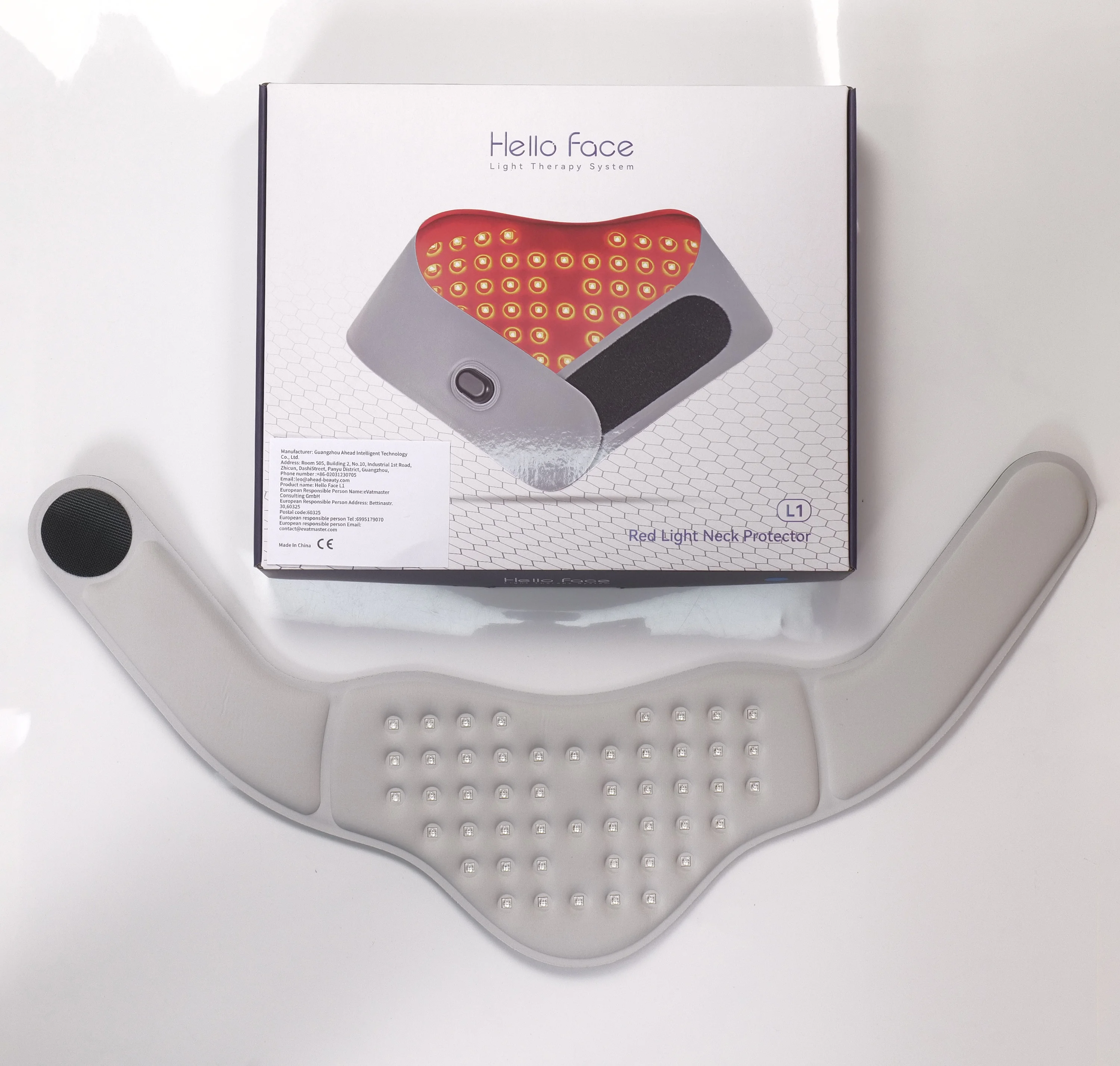 

660nm and 850nm LED light Therapy Neck Care Beauty Device Red Light Pad Home Relaxation Device