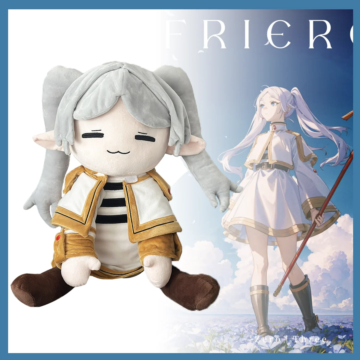 

Frieren Beyond Journey's End Cartoon Plush Toy Anime peripheral Soft Stuffed Doll Anime Fan Collectibles Kids for Holiday Gift