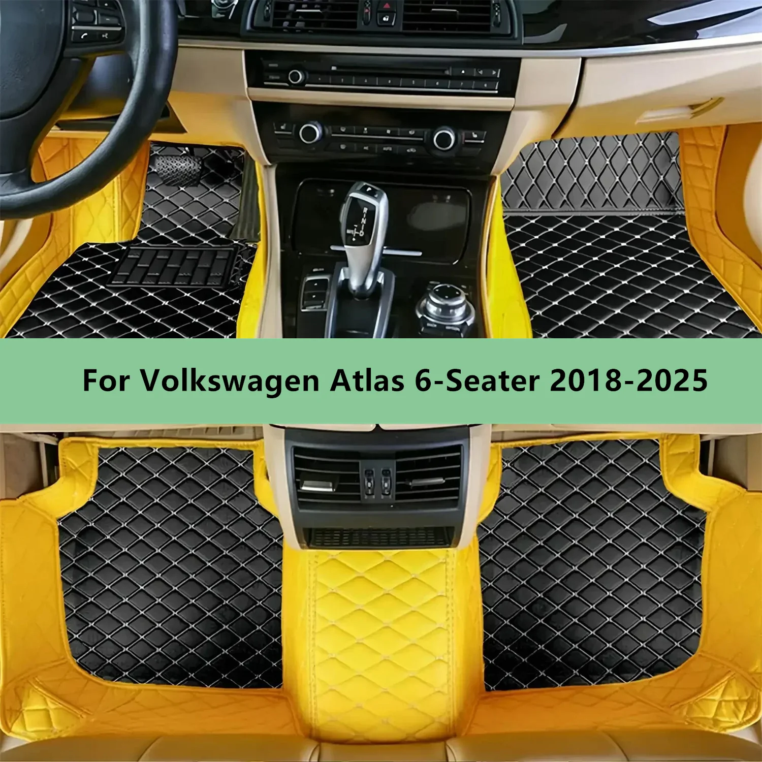 

Car Floor Mats For Volkswagen Atlas 6-Seater 2018-2025 Floor Mats for Men Women Car Interior Accessories