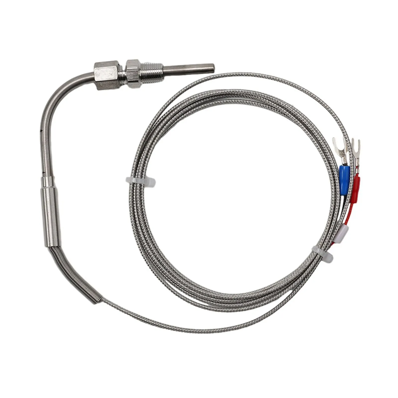 for egt Type K Thermocouple 1/8 NPT Stainless Steel Supplies Accessories Armored Thermocouple Compression Lock 1 Pc